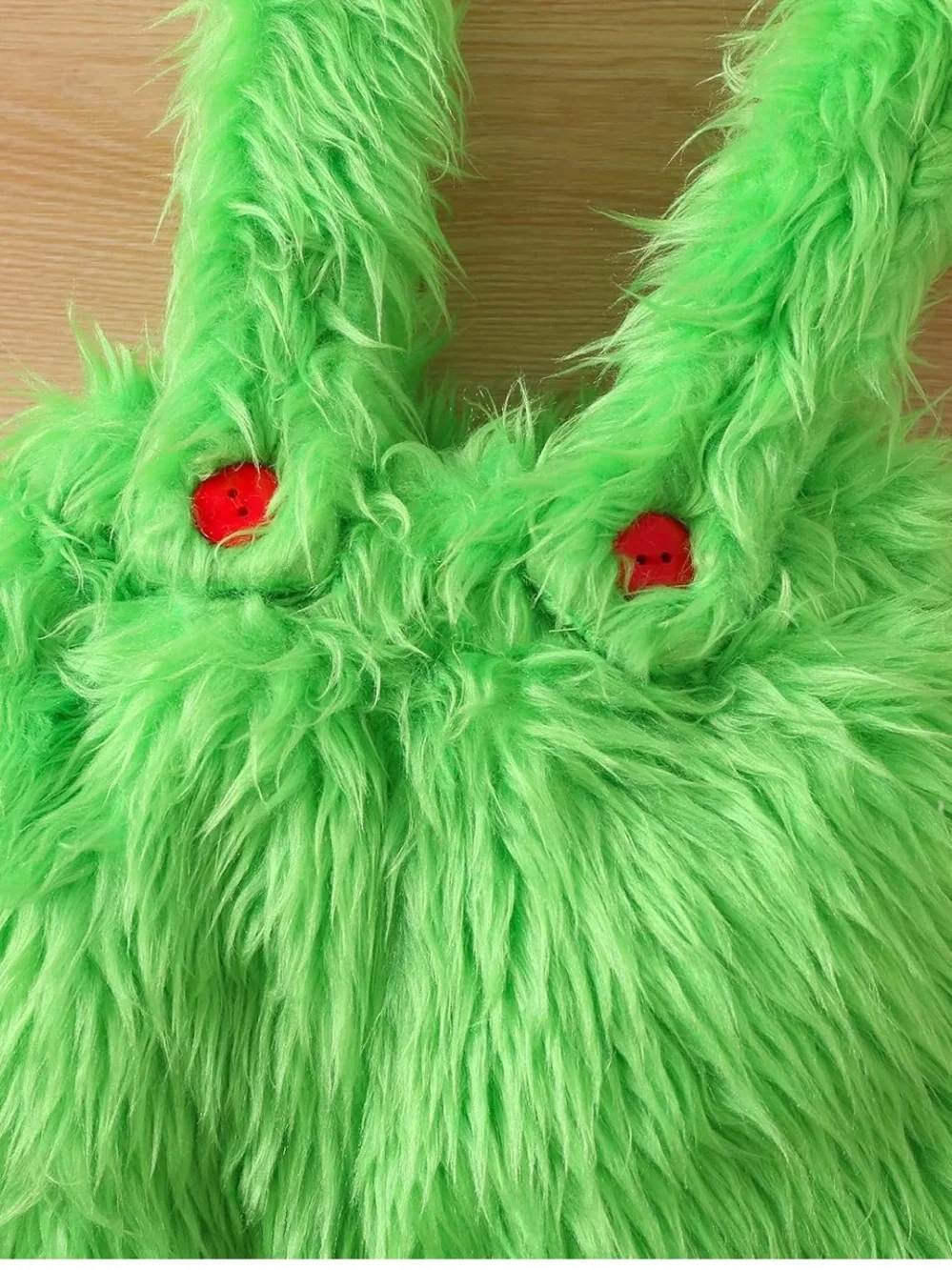 The Baby Who Stole Christmas Furry Grinch Suspender romper outfit size 12-18M